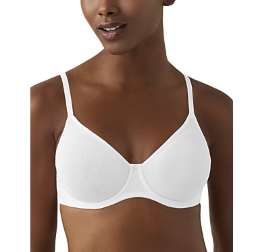 b.tempt'd by Wacoal Women Cotton to a Tee Underwire Bra White Size 36B